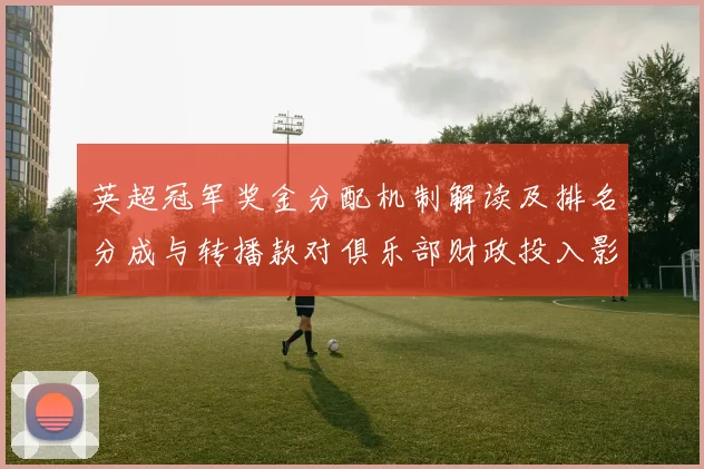英超冠军奖金分配机制解读及排名分成与转播款对俱乐部财政投入影响